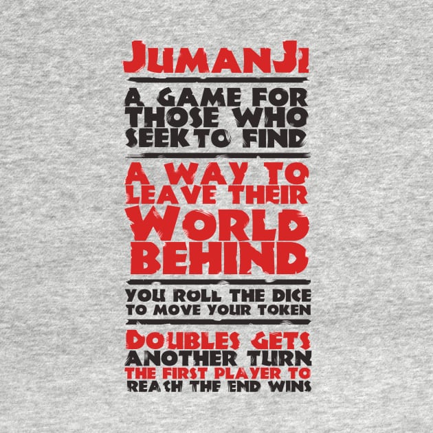 Jumanji rules by Toopie